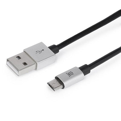 Premium Cable Maillon Micro USB 2.4 Aluminium Silver 1M — image 1