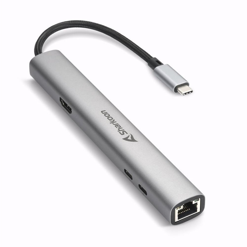 Sharkoon Officepal Combo Adapter, Estación Acoplamiento Grey 4044951040704