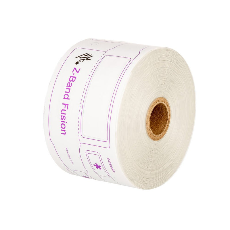 Zebra Z-band Fusion - Polypropylene (pp) - Adhesive - White - 70 X 22MM 1000 Pcs. (5 Roll(s) (fid-a