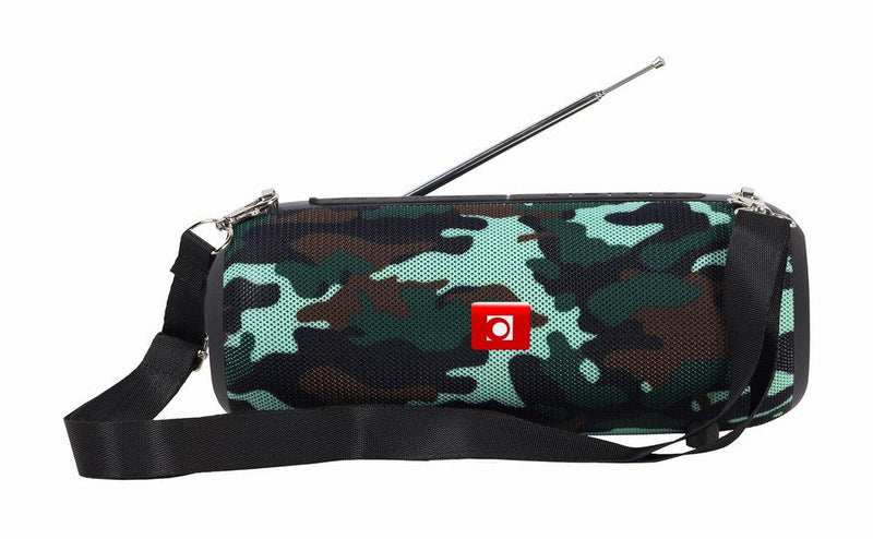 Gembird Bluetooth Speaker Laptop SPK-BT-17-CM Radio Fm, Microphone Integrado, Patrón Camo, Usb, Aux, microSD