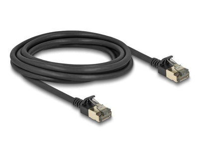 Delock 80341 RJ45 Network Cable CAT.8.1 F/FTP Slim Pro 3M Black — image 1