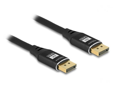 Delock 80623 Cable DisplayPort 8K 60 HZ 5M Black Metal — image 1