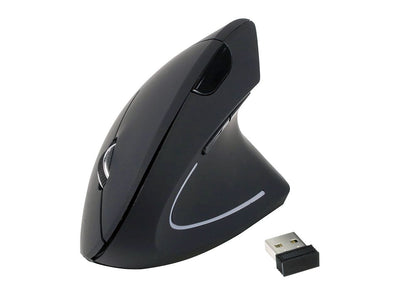 Equip Mouse Wireless Ergonomico 2 Buttons 1600DPI Life Colour Black — image 1