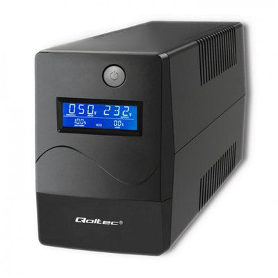 Qoltec UPS 53977 UPS Monolith 450VA 240W LCD USB RJ45 — image 1