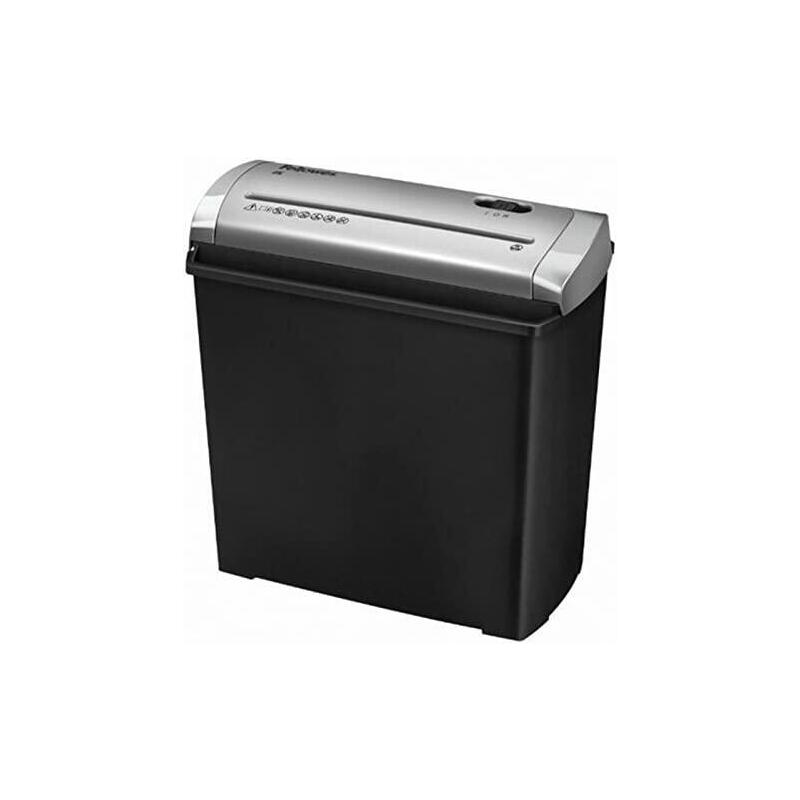 Fellowes Trito 2S Paper Shredder Paper Manual Corte Tiras - Destruye Up To 5 Hojas - 11 Litros - Colour Black/