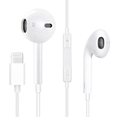 Fiesta Headphones Button + Mic Lightning White — image 1