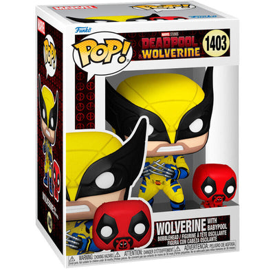 Figure Pop Marvel Deadpool & Wolverine - Wolverine With Babypool — image 1