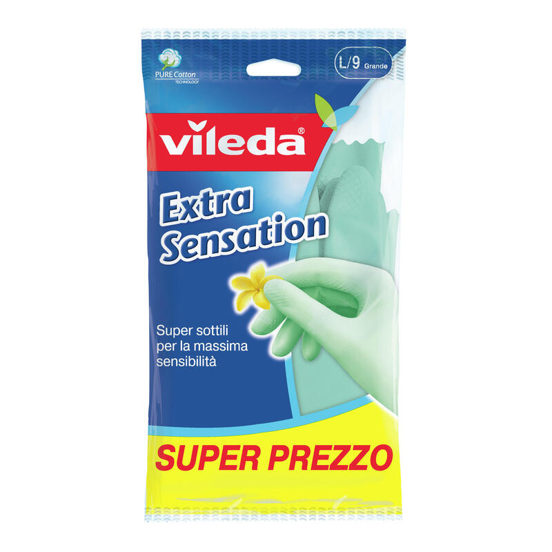 Vileda Gloves Extra Sensation L