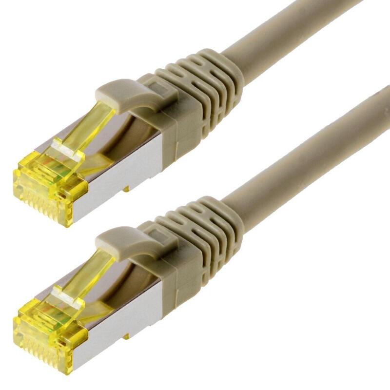 Helos Network Cable S/FTP CAT.6A Grey 2,0M
