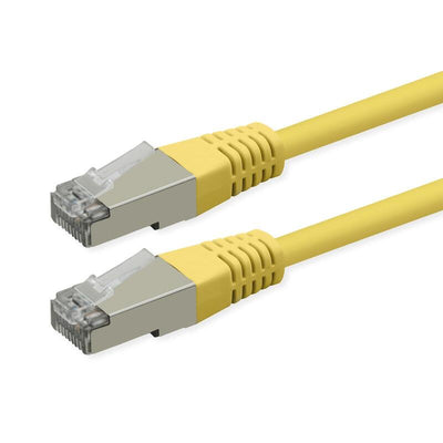 Roline Kab Network Cable CAT.6 Class And PoE S FTP Pimf Yellow 1,5M — image 1