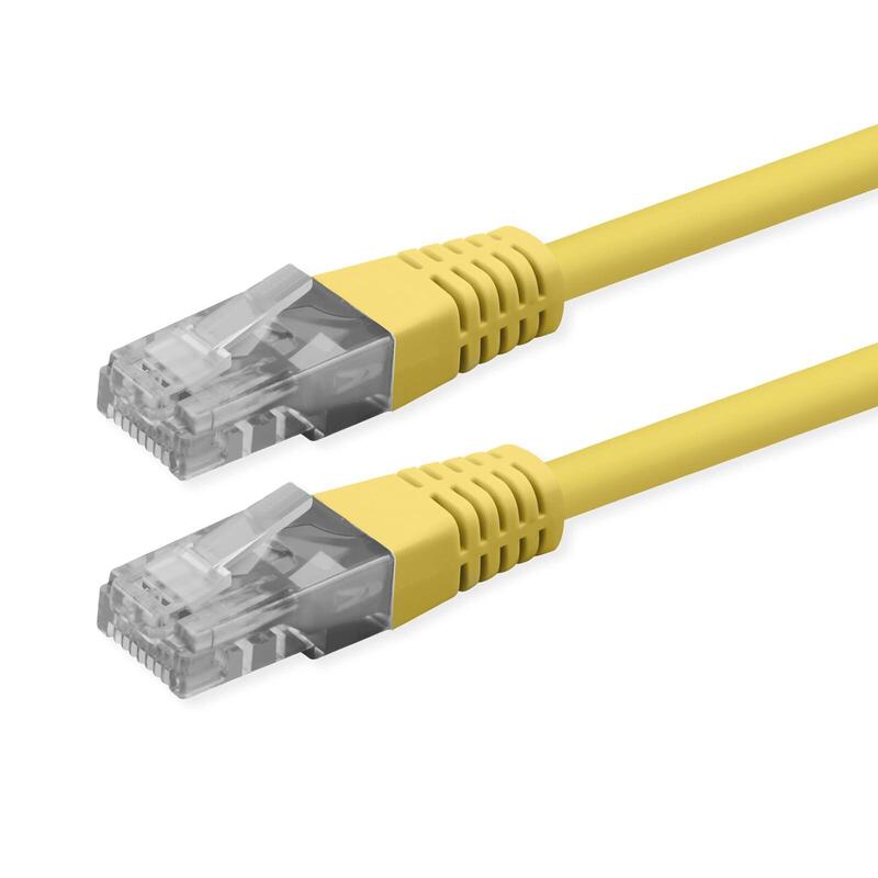 Roline Kab Network Cable CAT.6 Class Y UTP PoE Amarillo 1M