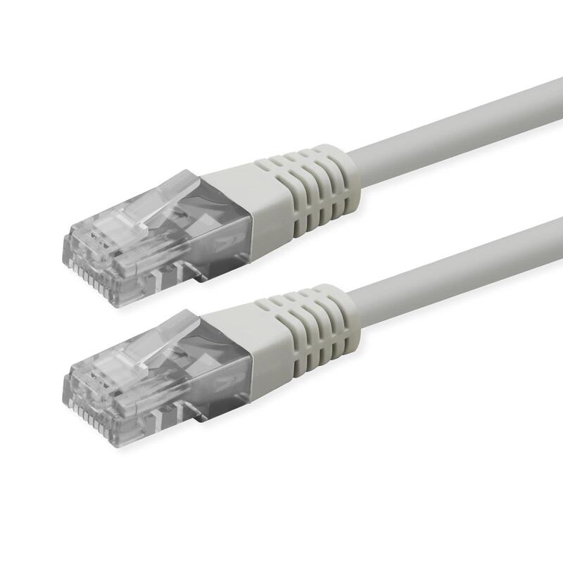Roline Kab Network Cable CAT.6 Class And UTP PoE White 2M