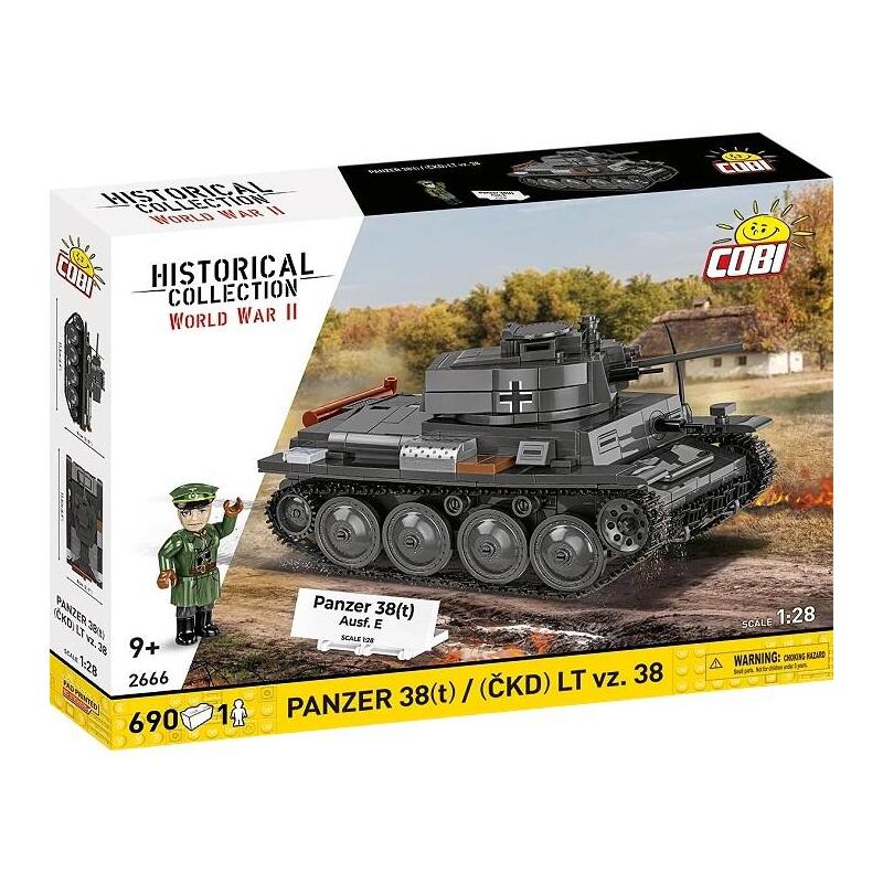 Klocki Panzer 38 Lt VZ.38 690 Elementów