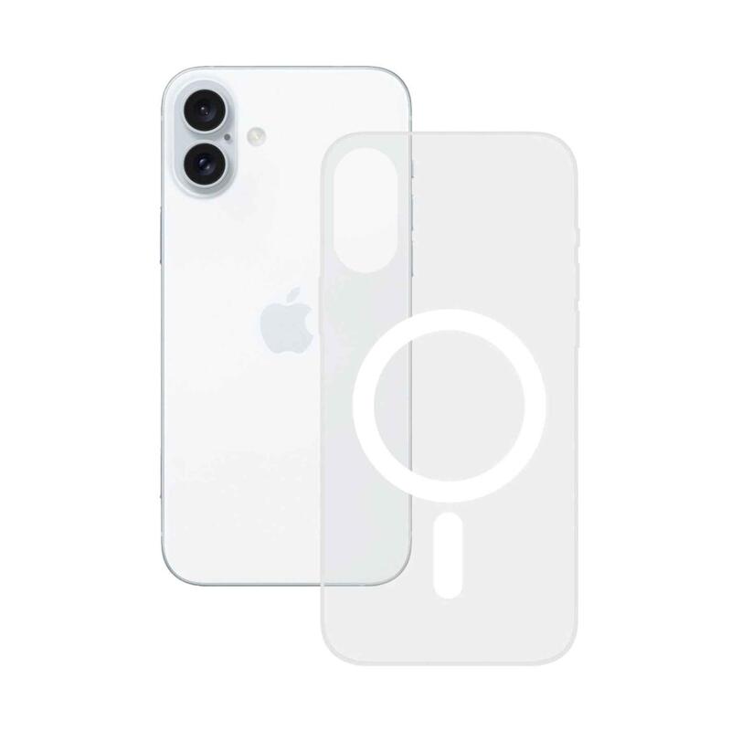 Ksix Rear Silicone Magsafe Transparent Apple Iphone 16 Plus