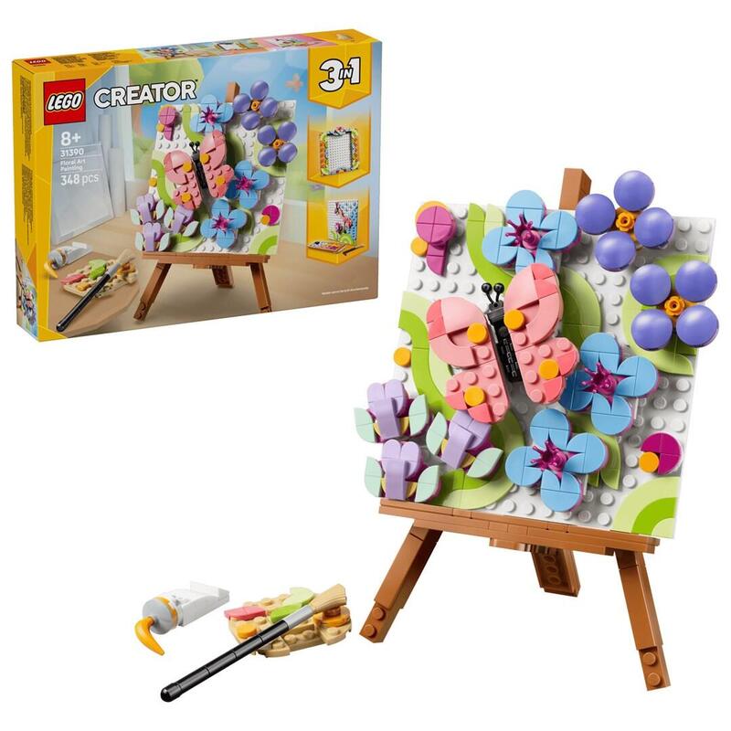 Lego 31390 Creator 3-IN-1 Deko-blumengemälde 31390