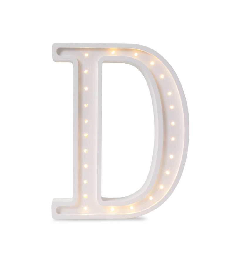 Little Lights Letter Lamp - D