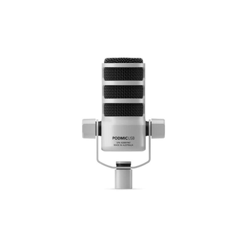 Micrófono Fotaccmicro Podmic Rojo USB Negro