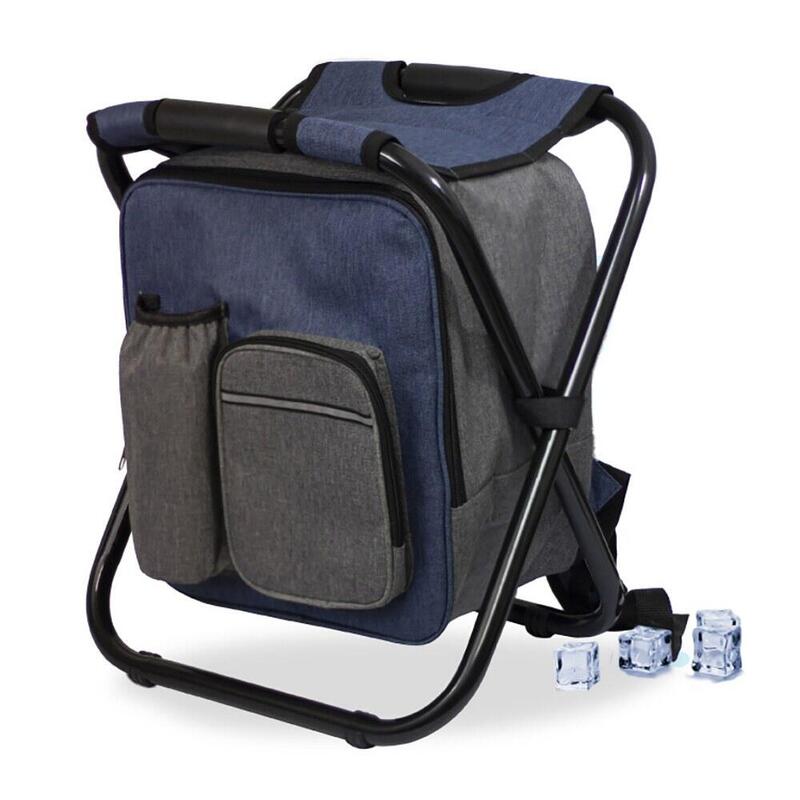 Nevera Backpack Taburete Foldable 20 L, Bicolor, 35 X 28,5 X 42CM
