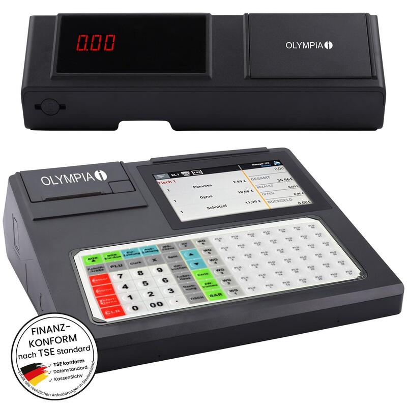 Olympia Kassensystem K200 Plus + Printer Black