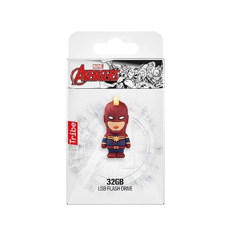 Tribe USB Flash Drive 2.0 16GB Capitan Marvel
