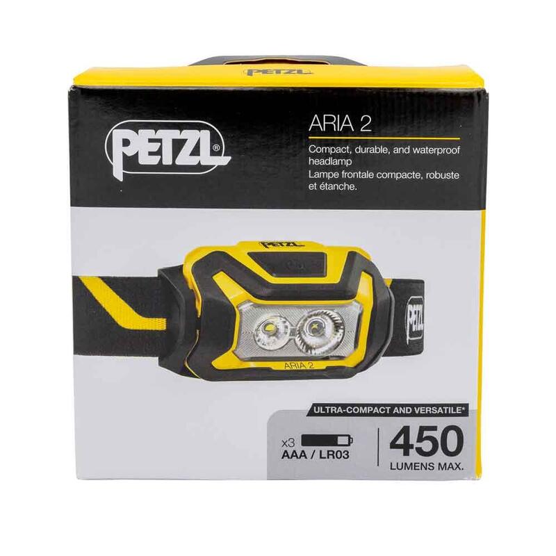 Petzl E070AA00 Aria 2 Headlamp Black/Yellow