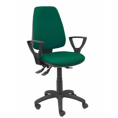 Piqueras And Crespo Chair Elche S Bali Green Bottle Arms Fijos — image 1