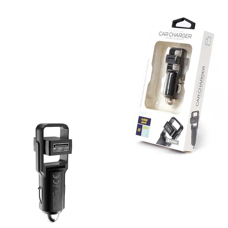 Platinet Car Charger Foldable 4,8A + 2x USB