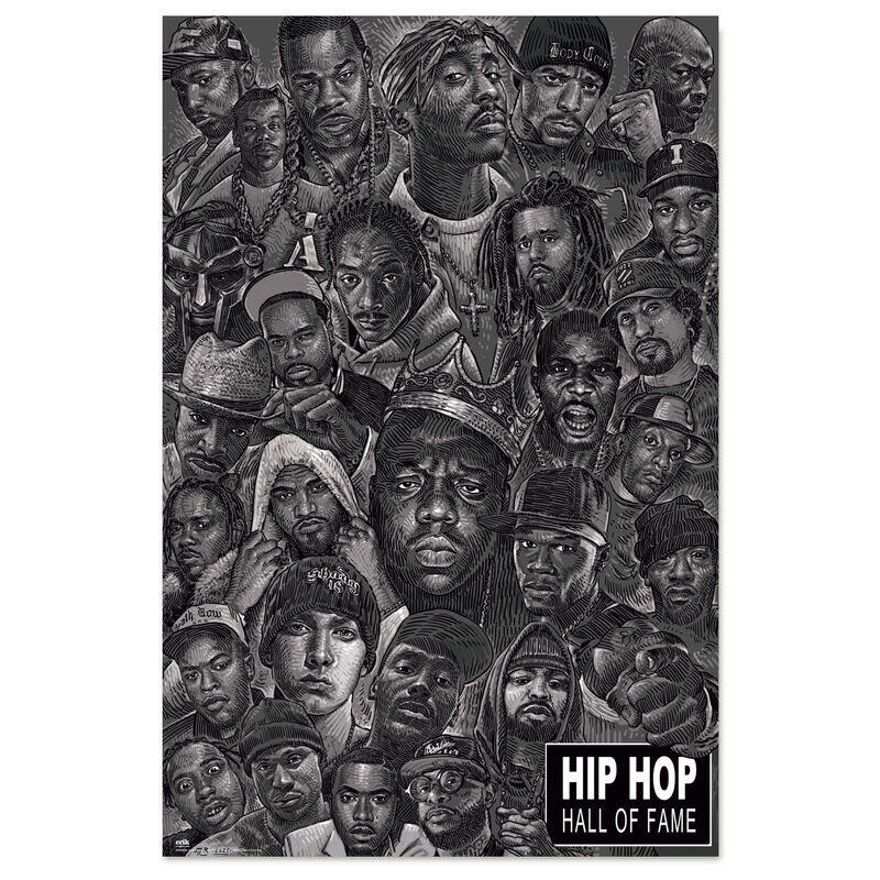 Poster Todas Estrellas Hip Hop