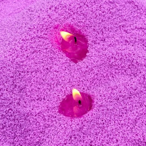 Powdered Candle Refill Kit – Unscented Amethyst, 330g