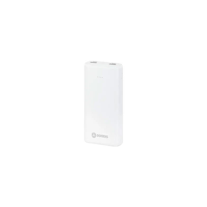 Powerbank Goodis (20.000MAH - Micro USB + USB-C - White