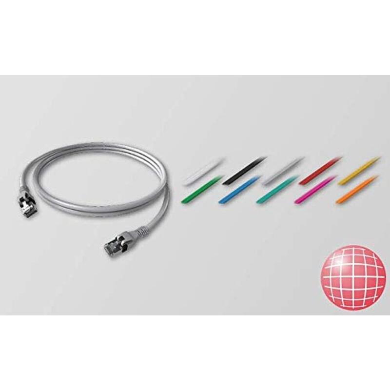 Pushpull IP20 Patchkabel Kat. 6A Dualboot 1:1 5,0M