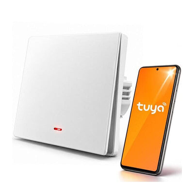 Qoltec Smart 1-GANG Light Switch Wi-Fi Timer Tuya Smart Life White — image 1