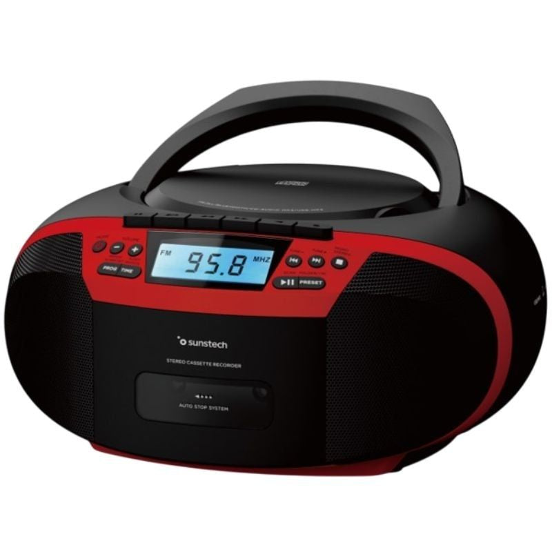 Sunstech Radio Cd CXUM54BTRD Red