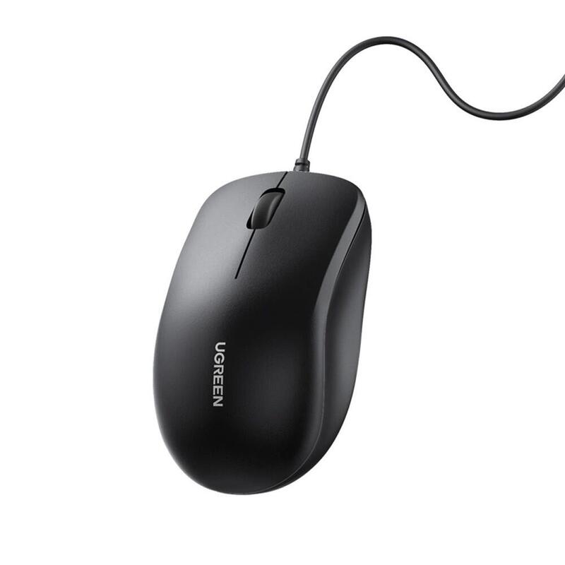 Mouse Óptico With Cable 1200 DPI - Black
