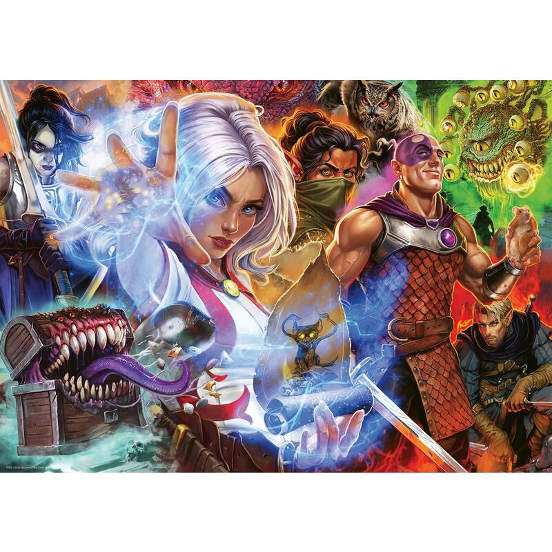 Ravensburger Puzzle D&d - Quest Accepted 1000 Pieces 12001752