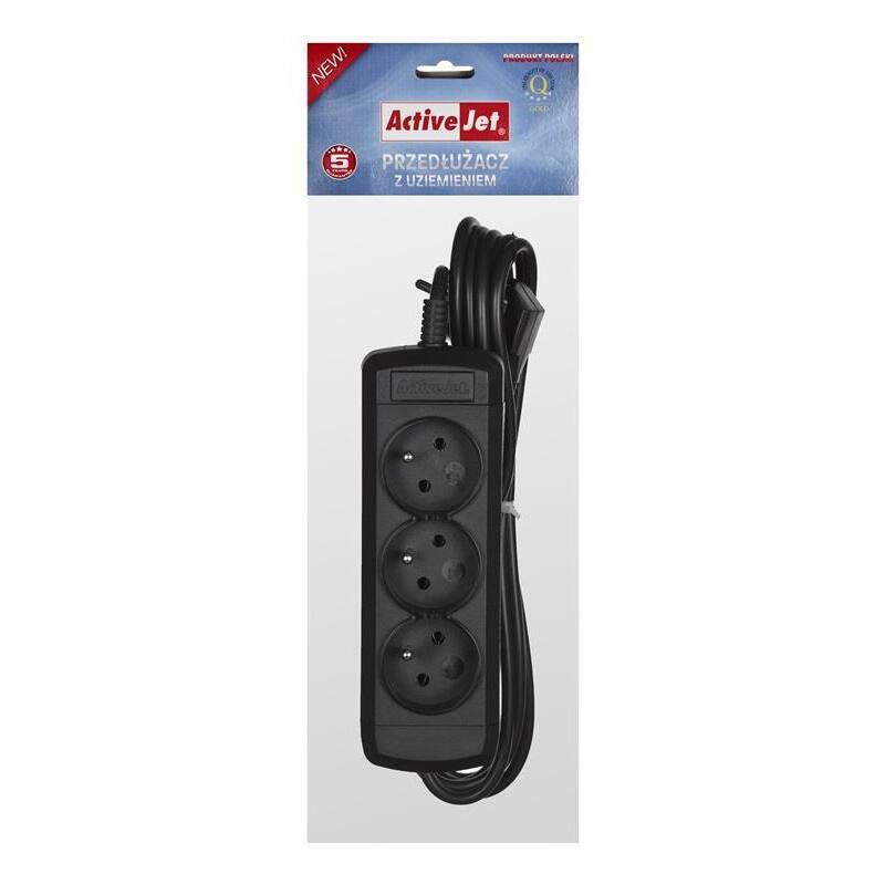 Activejet Power Strip 3GNU-1,5M-C With Cable