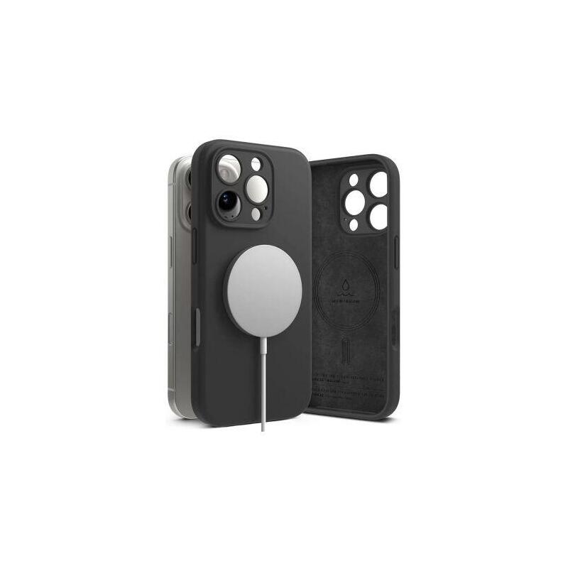 Ringke Silicone Magnetic Iphone 16 Pro Max. Black