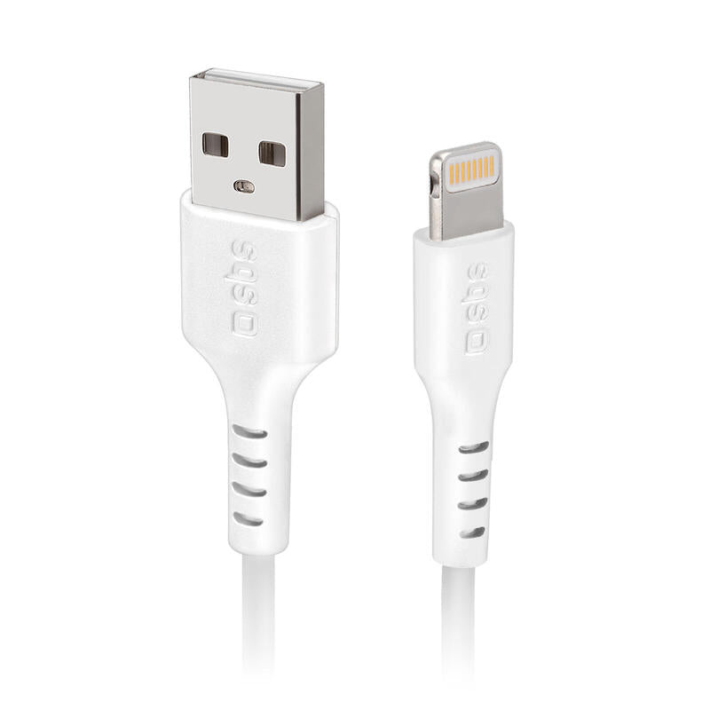 Sbs TECABLEUSBIP5389W Cable Connector Lightning 3M White
