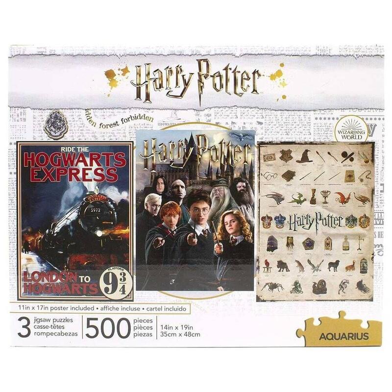 Set 3 Puzzles Harry Potter 500PZS