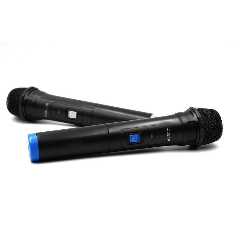 Set Of Microphones Karaoke Vocal Duo 2.4G Range 30 Metres
