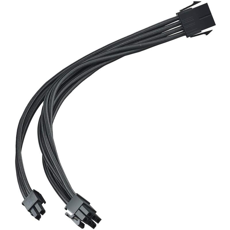 Silverstone SST-PP07E-PCIB - Cable Extensor Enfundado 25CM 8PINES a Pci- And 6 + 2