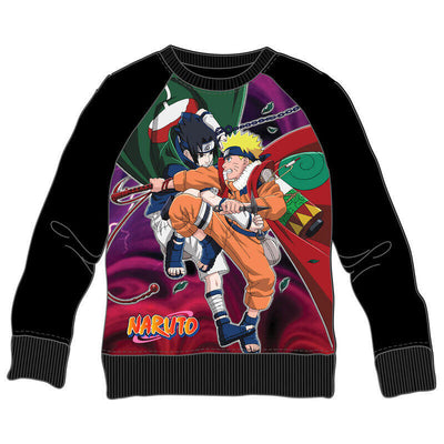 Hoodie Naruto Sasuke Fight Naruto Kids Size 6 — image 1