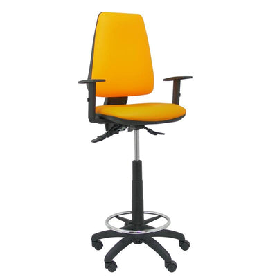 Taburete Elche S Similpiel Orange Arms Regulabl — image 1