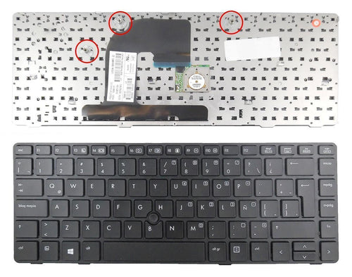 Keyboard Laptop HP Elitebook 8460P? 8460W Series 9Z.N6RSV.20E 9Z.N6RUV.00S 701975-071 — image 1