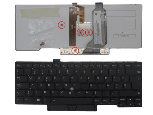 Keyboard Laptop Lenovo Thinkpad X1 Carbon Gen 1 Retroiluminación — image 1