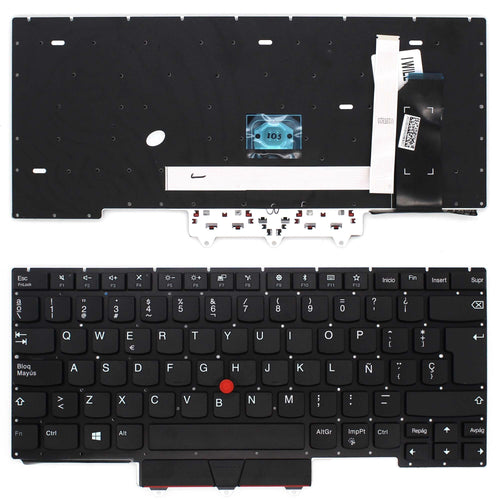 Keyboard Laptop Lenovo Thinkpad E14 R14 S3 GEN2 Black — image 1