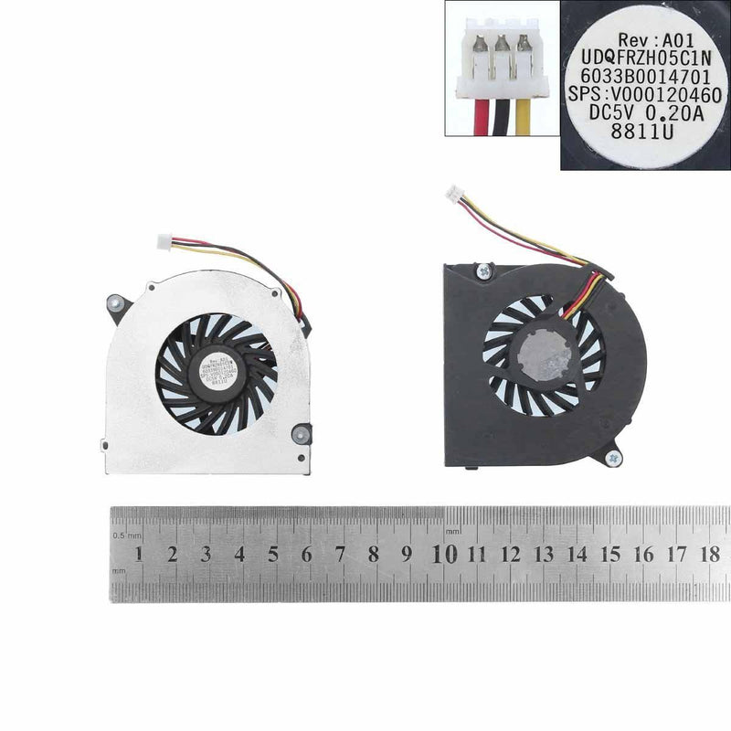 CPU Cooler Laptop Compaq 510 511 DFS481305MC0T Short Line
