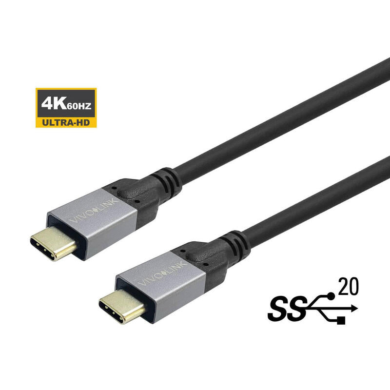 Vivolink PROUSBCMM5 USB Cable USB 3.2 Gen 2 (3.1 Gen 2) 5M USB C Black