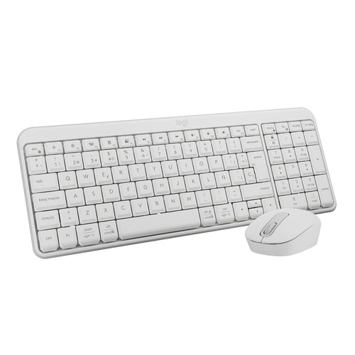 Logitech Keyboard Spanish + Mouse MK250 Bluetooth White 920-013544 — image 1